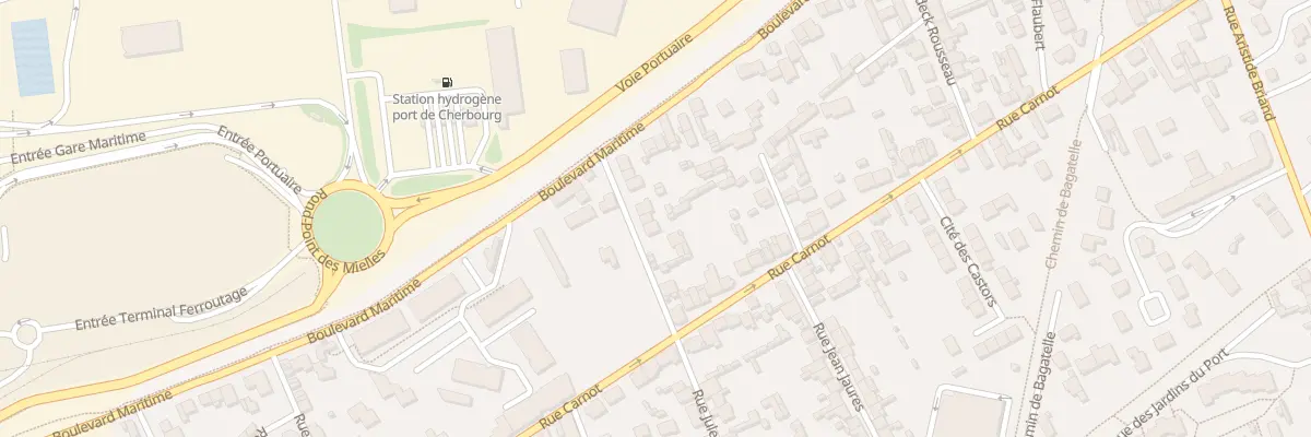 Plan du 56 Rue Jules Ferry - Tourlaville à Cherbourg-en-Cotentin