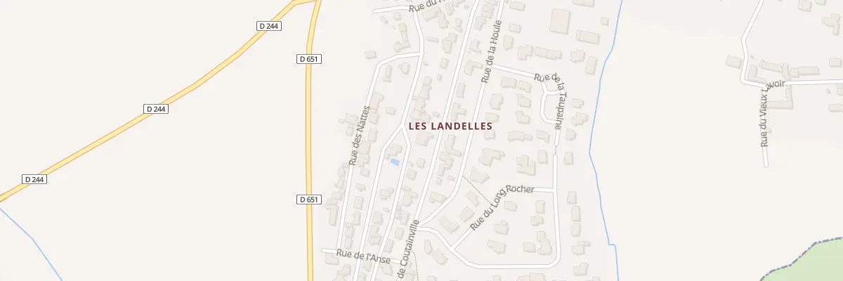Plan du 20 Rue de Coutainville à Blainville-sur-Mer