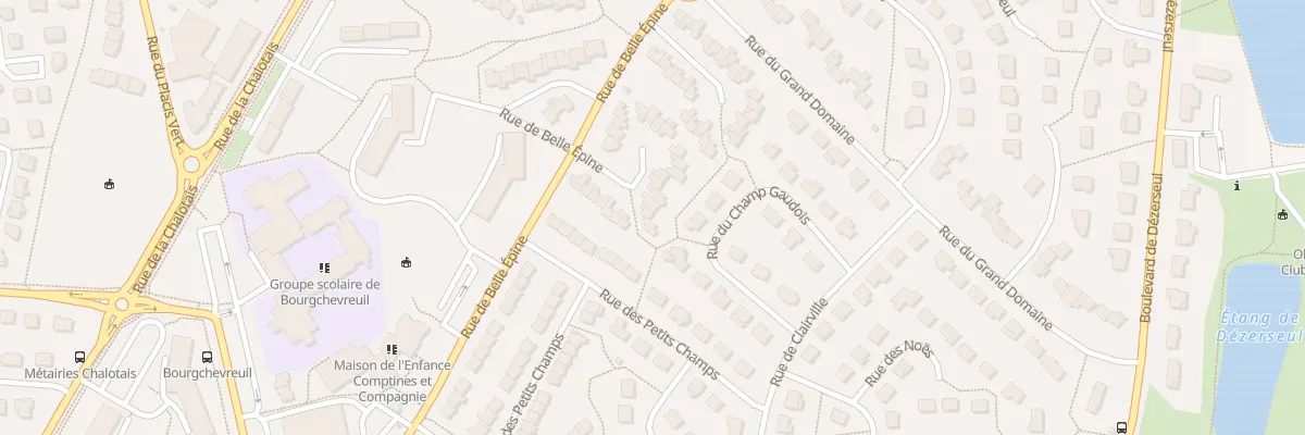 Plan du 83 Rue de Belle Epine à Cesson-Sévigné