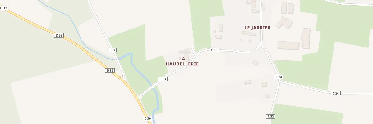 Plan du 2 La Haubellerie à Saffré