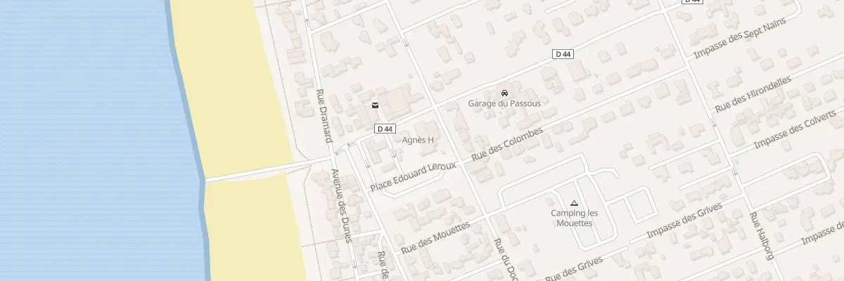Plan du 6 Av du Passous à Agon-Coutainville