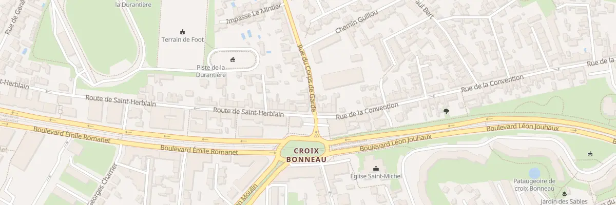 Plan du 1B Rue du Corps de Garde à Nantes