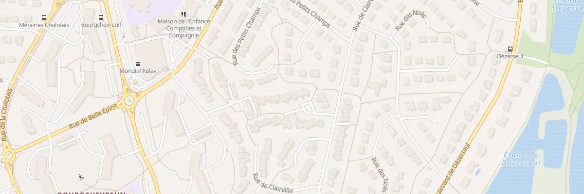 Plan du 123 Rue de Clairville à Cesson-Sévigné
