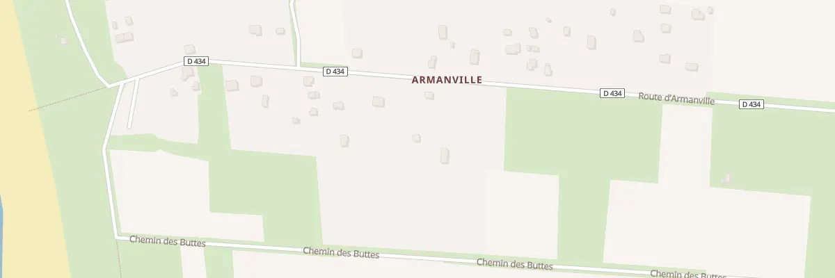 Plan du 20 Route d’Armanville à Pirou