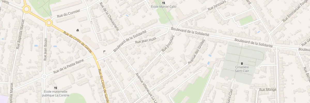 Plan du 198 Rue Joncours à Nantes