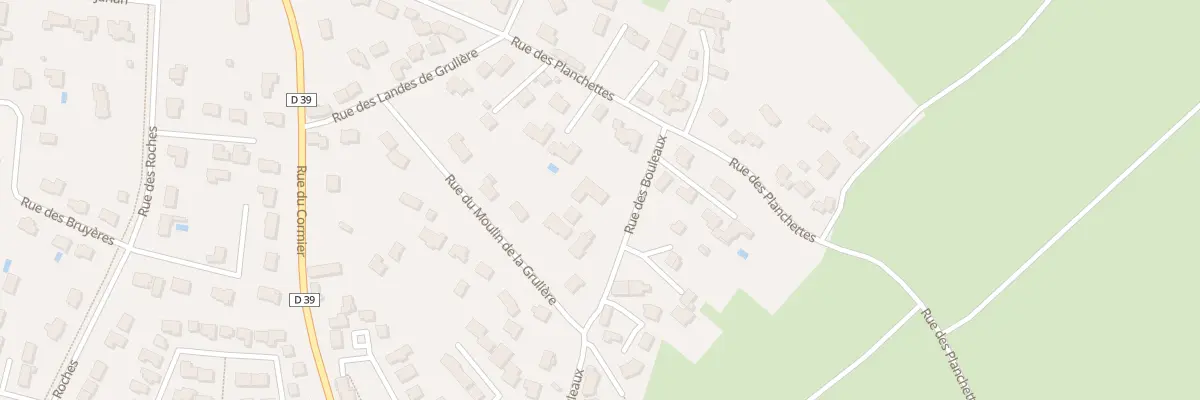 Plan du 1 Rue des bouleaux à Grandchamp-des-Fontaines