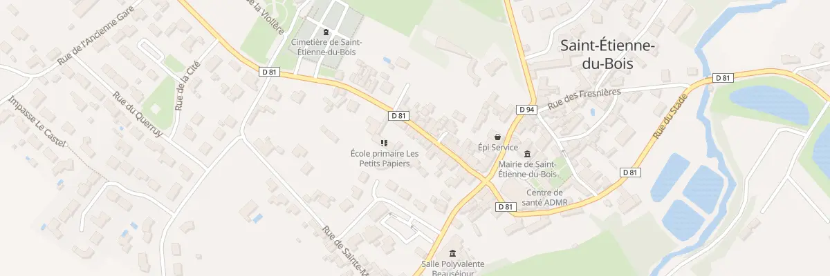 Plan du 19 Rue du Gen Charette à Saint-Étienne-du-Bois