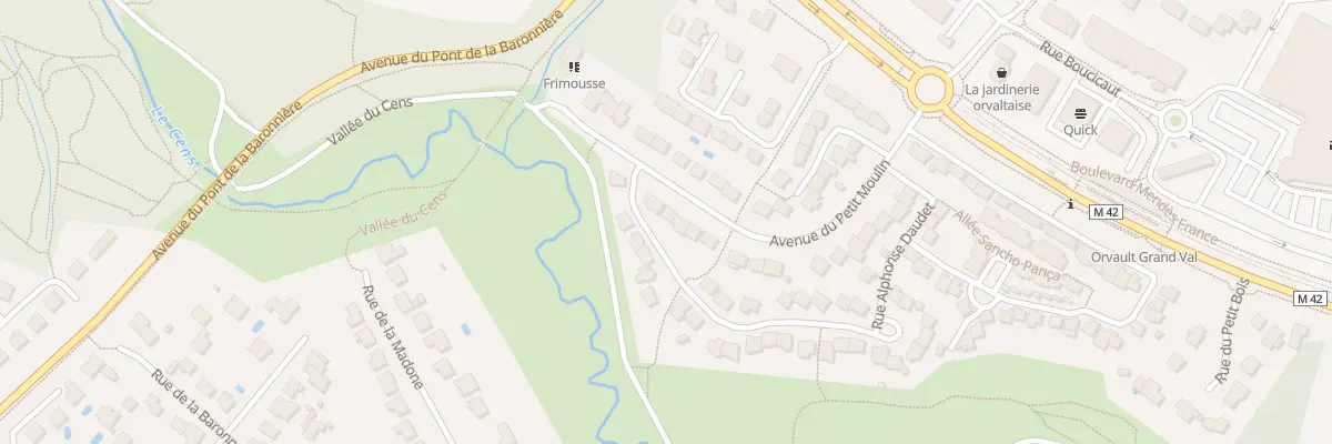 Plan du 38 Rue Alphonse Daudet à Orvault
