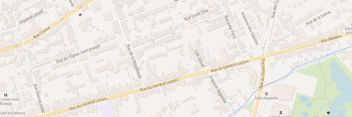 Plan du 165 Rue Gal Leclerc - Tourlaville à Cherbourg-en-Cotentin