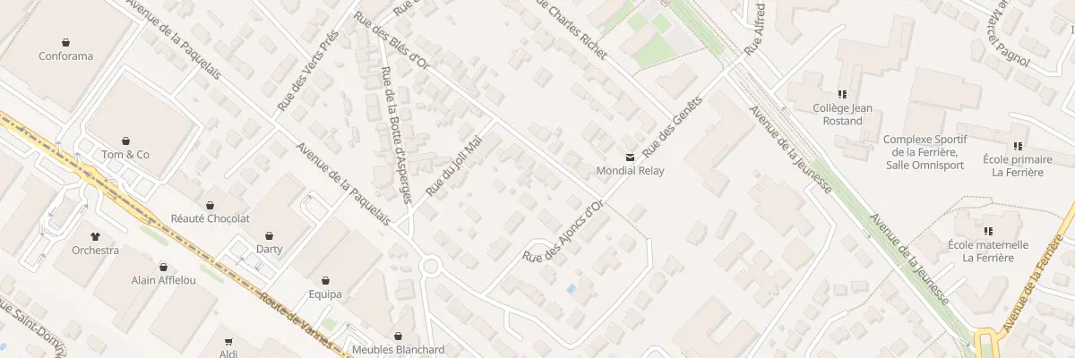 Plan du 24 Rue des Blés d’Or à Orvault