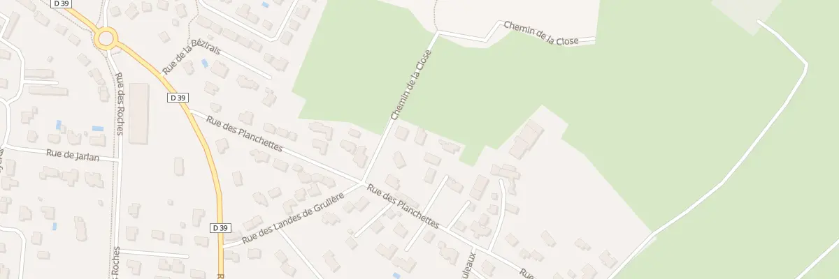 Plan du 3 Che de la Close des Landes à Grandchamp-des-Fontaines