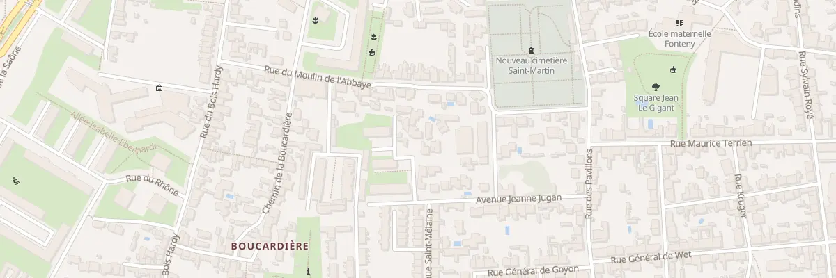 Plan du 23T Rue du Moulin de l’Abbaye à Nantes