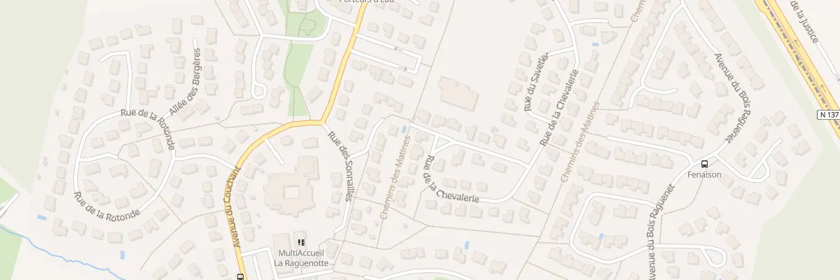 Plan du 43 Rue de la Chevalerie à Orvault