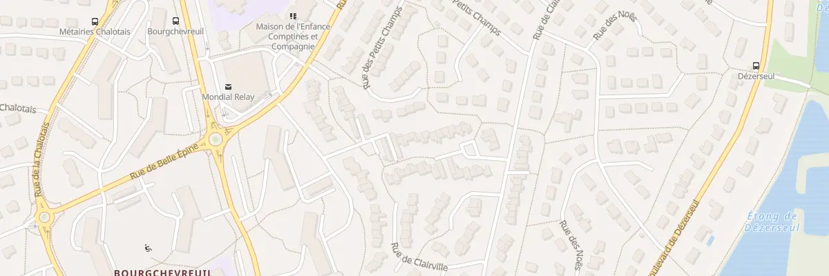 Plan du 113 Rue de Clairville à Cesson-Sévigné