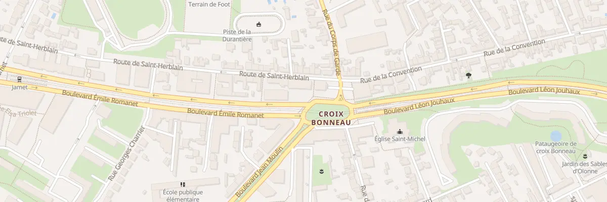 Plan du 9 Rte de Saint Herblain à Nantes