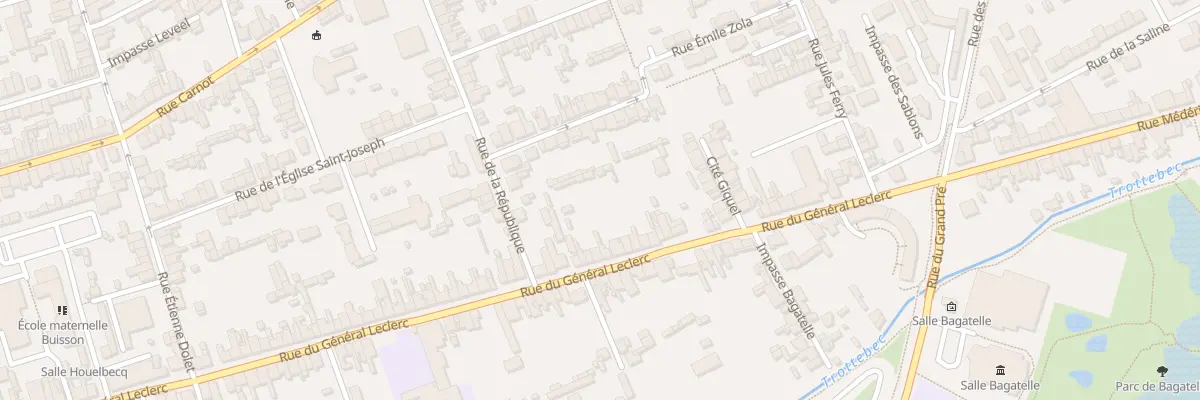 Plan du 155 Rue Gal Leclerc - Tourlaville à Cherbourg-en-Cotentin