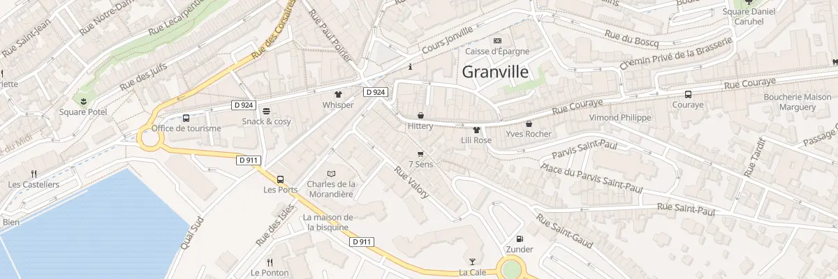 Plan du 6 Rue Couraye à Granville