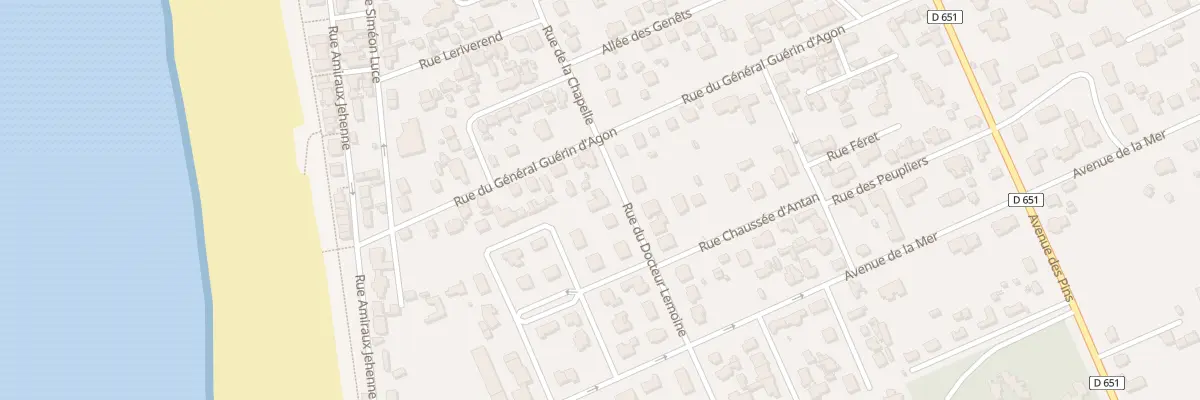 Plan du 4 Rue du Docteur Lemoine à Agon-Coutainville