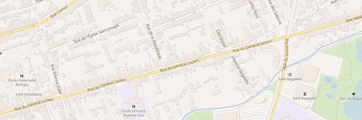 Plan du 151 Rue Gal Leclerc - Tourlaville à Cherbourg-en-Cotentin
