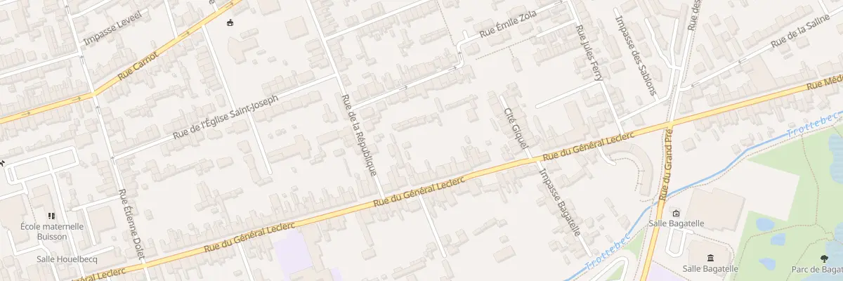 Plan du 153 Rue Gal Leclerc - Tourlaville à Cherbourg-en-Cotentin