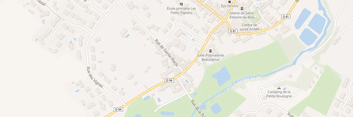 Plan du 19A Rue de Ste Marie à Saint-Étienne-du-Bois