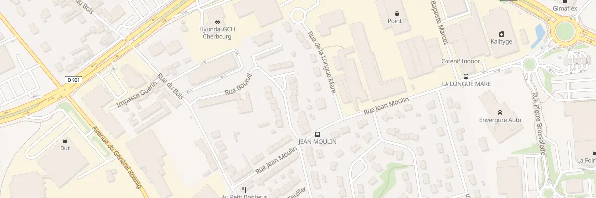 Plan du 213 Rue Bourvil à Cherbourg-en-Cotentin