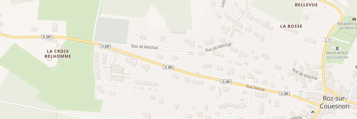 Plan du 25 Rue de Malchat à Roz-sur-Couesnon