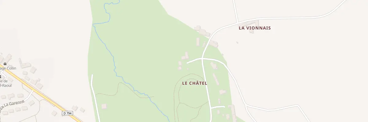 Plan du 5036 Le Châtel à Marcillé-Raoul