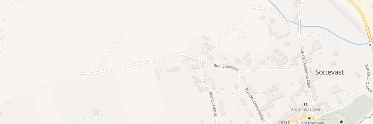 Plan du 25 Rue Es Adams à Sottevast