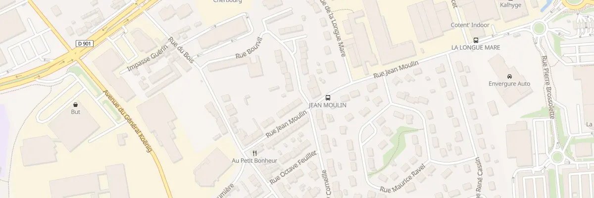 Plan du 111 Rue Jean Moulin - Tourlaville à Cherbourg-en-Cotentin
