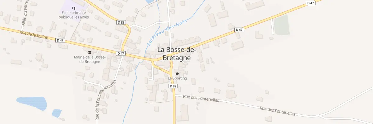Plan du 5 Rue de la Bascule à La Bosse-de-Bretagne
