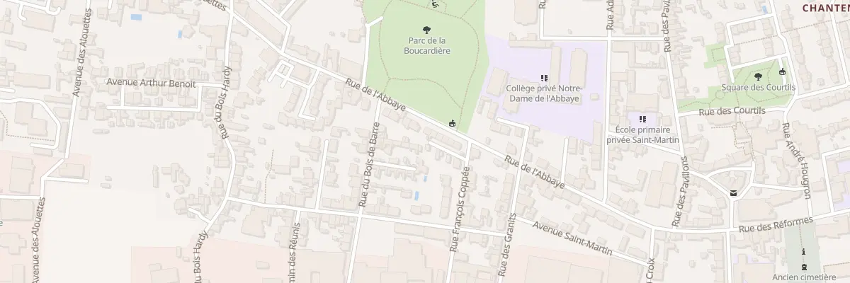 Plan du 55 Rue de l’Abbaye à Nantes
