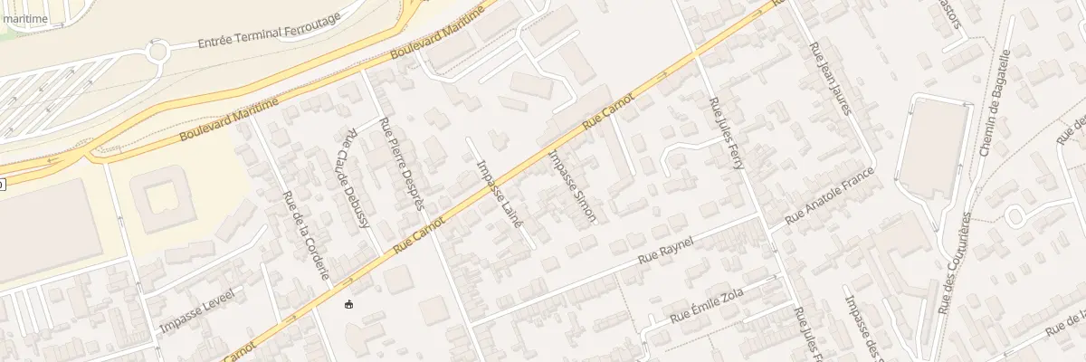 Plan du 94 Rue Carnot - Tourlaville à Cherbourg-en-Cotentin