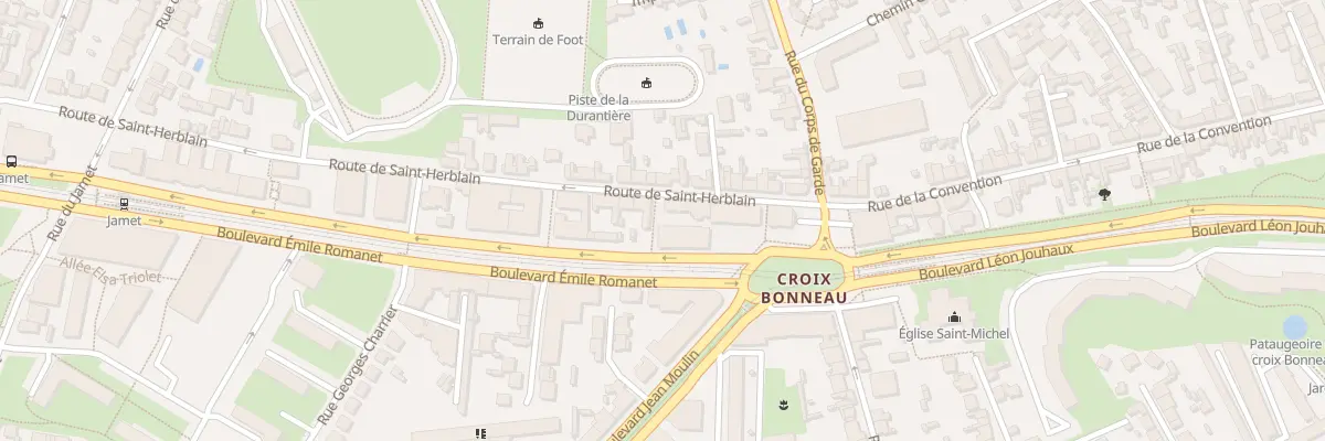 Plan du 2 Bd Emile Romanet à Nantes