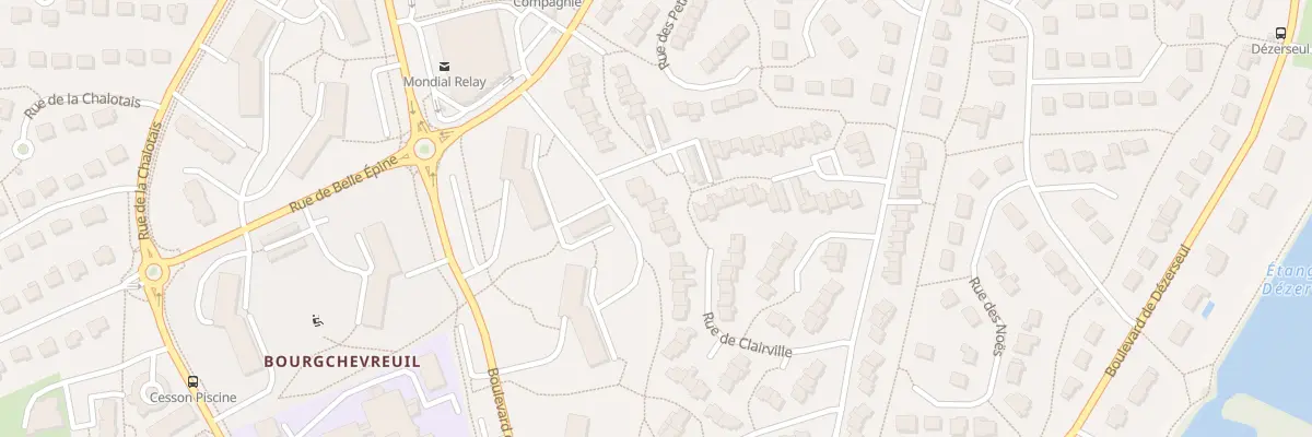 Plan du 153 Rue de Belle Epine à Cesson-Sévigné