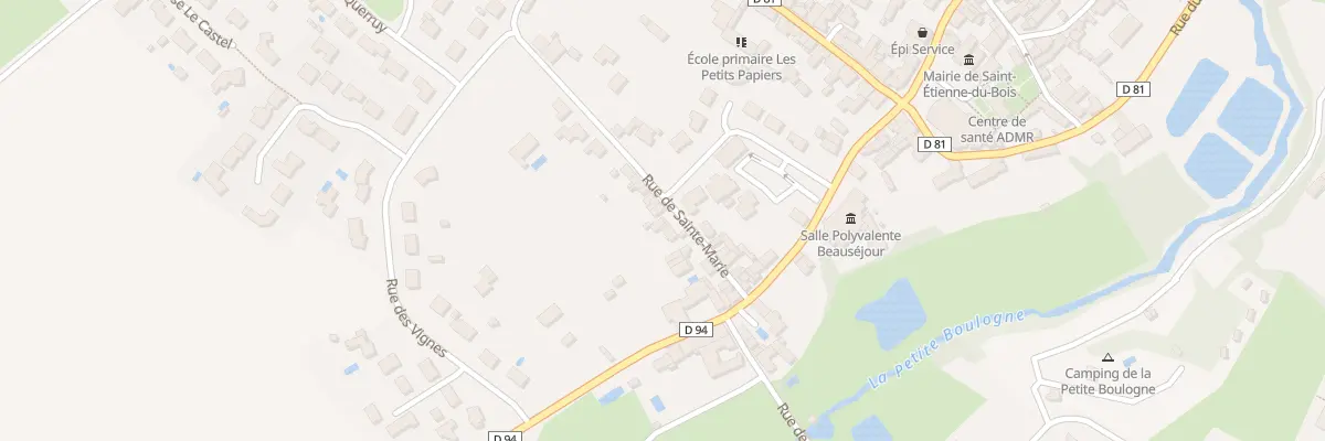 Plan du 22 Rue de sainte-marie à Saint-Étienne-du-Bois