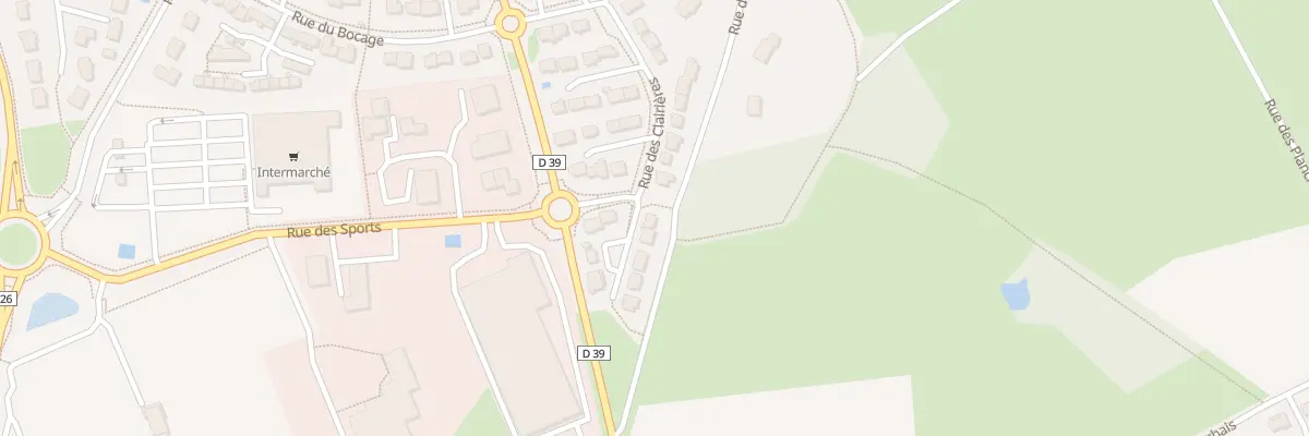 Plan du 1 Imp du Chemin Creux à Grandchamp-des-Fontaines