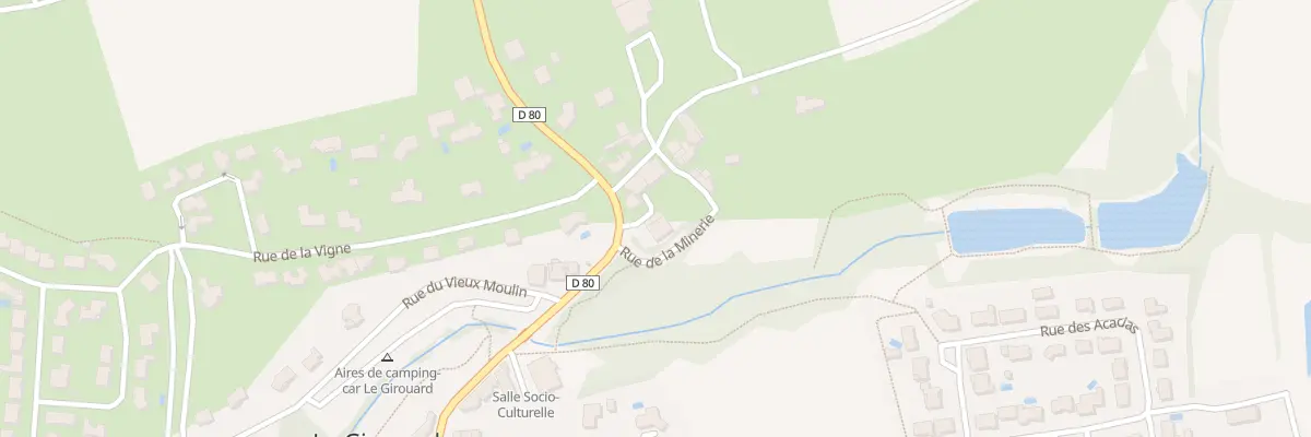 Plan du 2 Rue de la Minerie au Girouard