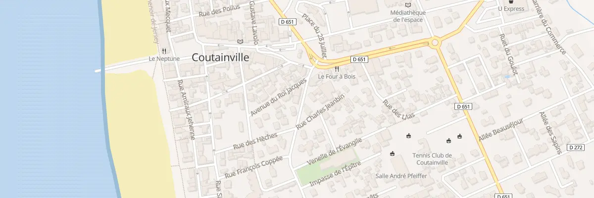 Plan du 4 Rue de la Chapelle à Agon-Coutainville