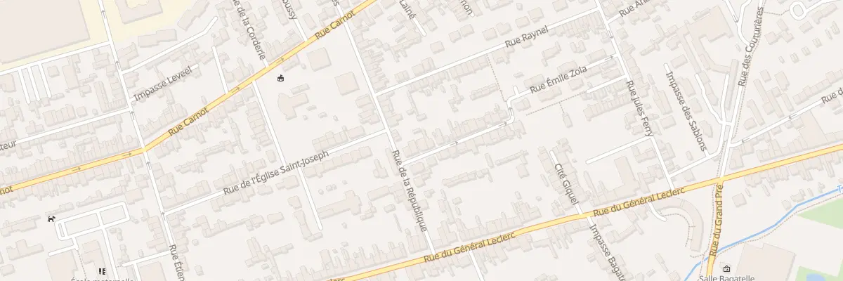 Plan du 5 Rue Emile Zola - Tourlaville à Cherbourg-en-Cotentin