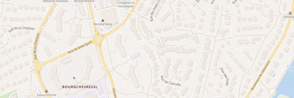 Plan du 149 Rue de Belle Epine à Cesson-Sévigné