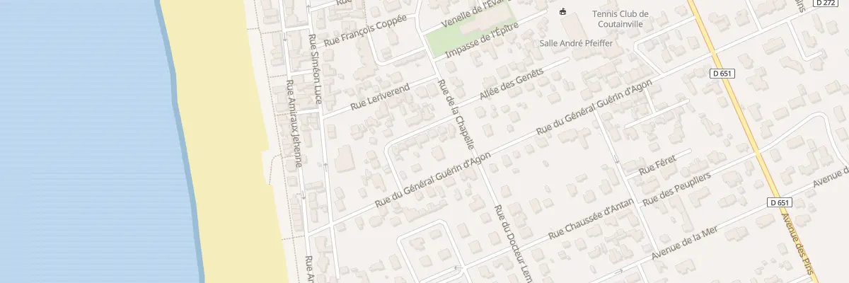 Plan du 8 Rue Michel à Agon-Coutainville