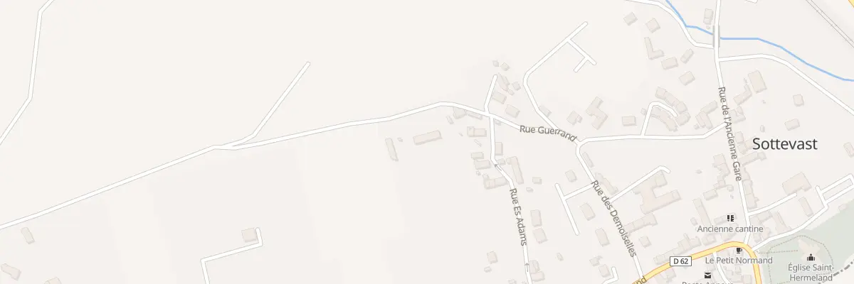 Plan du 19 Rue Es Adams à Sottevast