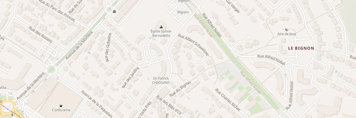 Plan du 63 Rue des Verts Prés à Orvault