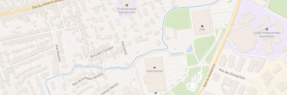Plan du 44 Rue Leon Contant - Tourlaville à Cherbourg-en-Cotentin