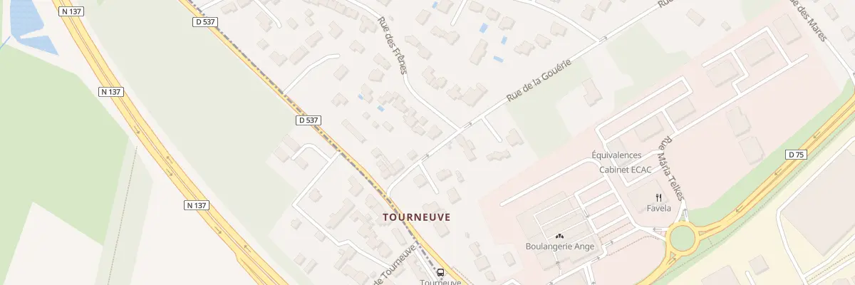 Plan du 1 Rue des frênes à Treillières