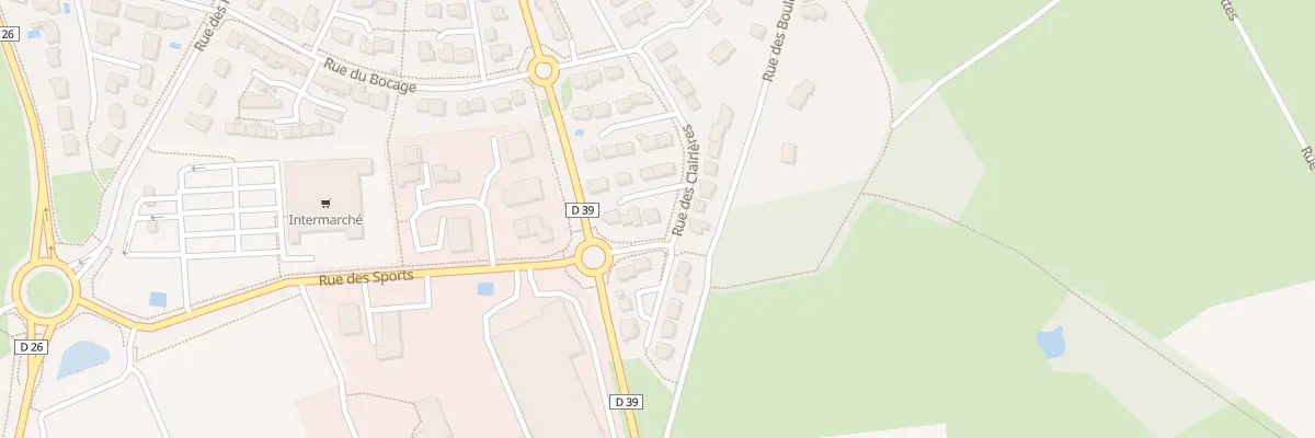 Plan du 38 Rue des clairières à Grandchamp-des-Fontaines