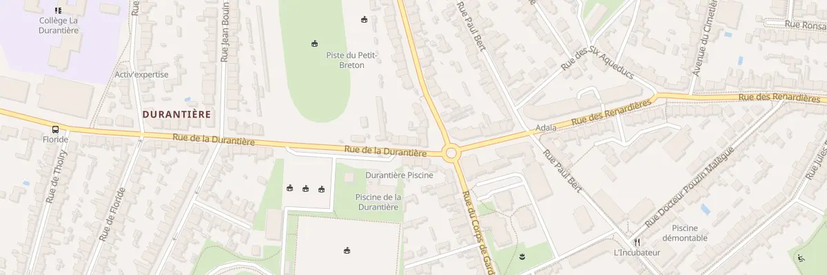Plan du 4 Rue de la Durantière à Nantes