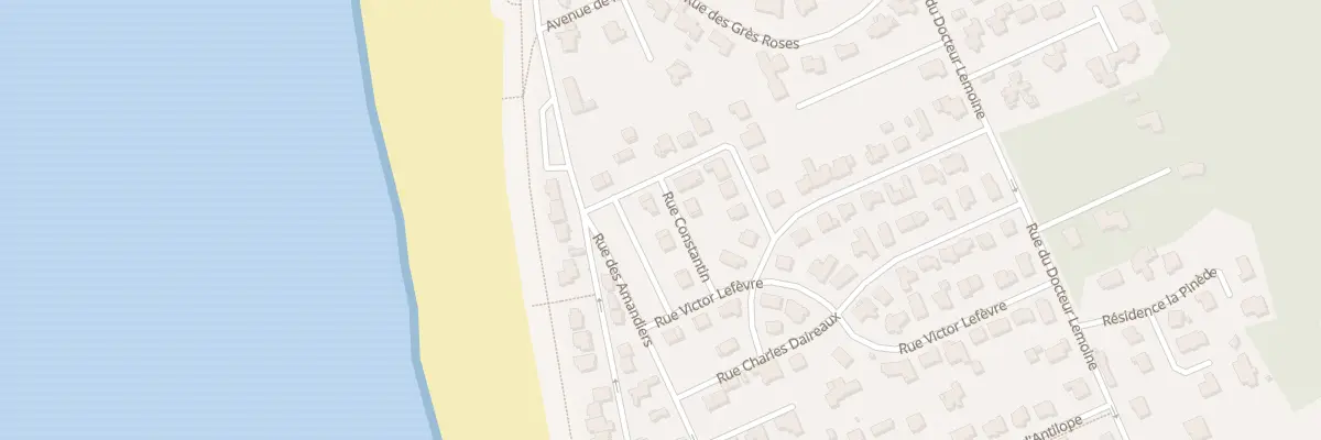 Plan du 2 Rue Costentin à Agon-Coutainville