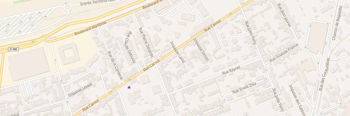 Plan du 88 Rue Carnot - Tourlaville à Cherbourg-en-Cotentin